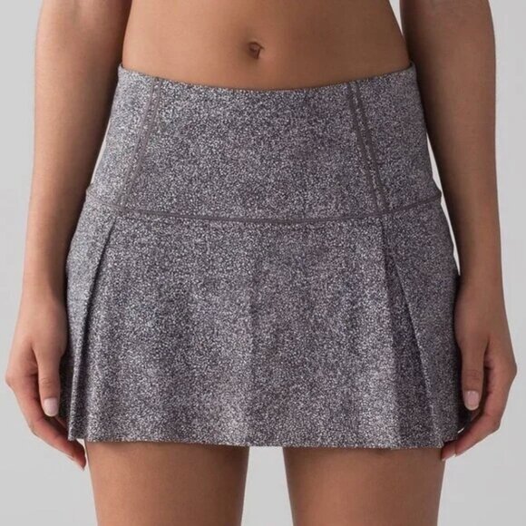 Lululemon Lost In Pace Skirt (Regular) (13") Sea Spray Alpine White Dark Chrome - Picture 11 of 14